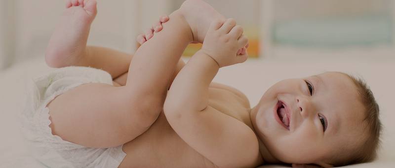 Bebé sonriendo